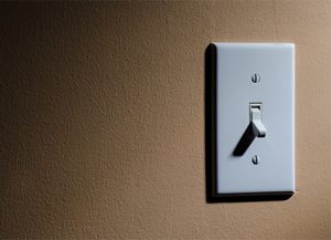 energy consumption light switch off